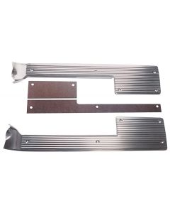 Door Sill Plates, With Screws, Aluminum, 1961-1962