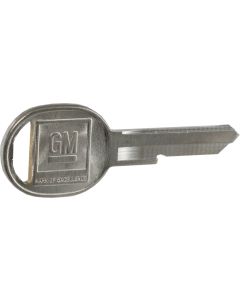 Corvette Door Key, Oval, 1968, 1972, 1976, 1980, 1987-1990