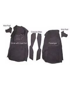 Carpet,Black C/P Frt,78-80