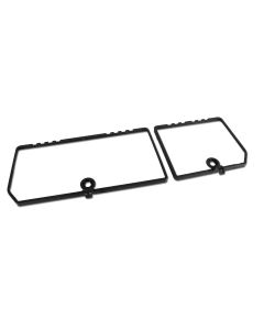 1979-1982 Corvette Rear Compartment Door Frames, Black/Paintable	