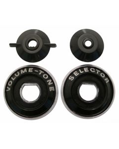 1959-1960 Corvette Radio Control Knob Bezels	