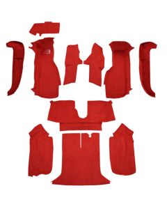 Auto Custom Carpet, Carpet Set, Poly Back, Cut-Pile, Front, Value Line| 42455 Corvette 1994-1996