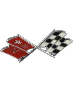 1968 Corvette Trim Plate Emblem Center Console	