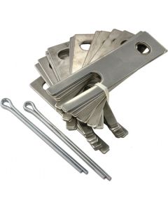 1963-1982 Corvette Trailing Arm Alignment Shim Set Stainless Steel	