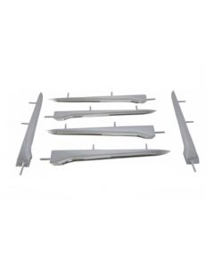 1958-1961 Corvette Side Fender Horizontal SpearSet	