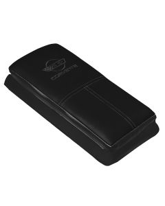 Corvette Console Cushion, Leather, With C4 Logo, 1990-1996