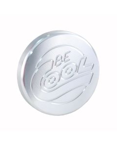 1955-1989 Corvette Be Cool Radiator Cap Round With Natural Finish	