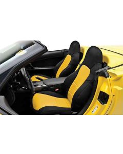 Corvette Coverking Neosupreme Seat Covers, Base Seat Without Seat-Mounted Upward-Facing Power Controls, 1984-1988
