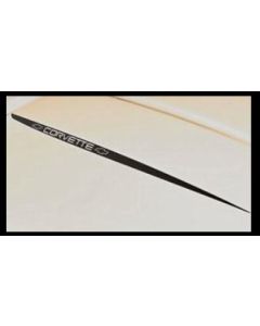 1985-1991 Corvette Hood Decal Kit L98 Black	