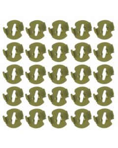 1958-1962 Corvette Emblem Winged Speed Nut Package 1/8" Front And Rear	