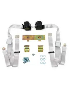 Seat Belt,Silver Retract,73-74