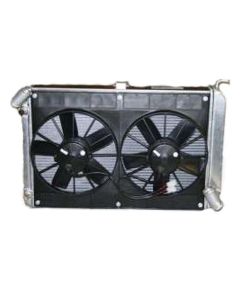 Aluminum Radiator / Fan Module Assembly, Small Block / Big Block, With Automatic Transmission| 4139025A Corvette 1963-1972