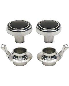 Corvette - Radio Knob Set, Stereo, 1969-1971