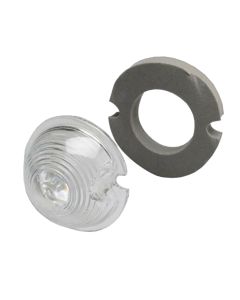 Corvette LED Taillight Lens, Clear, 1956-1957