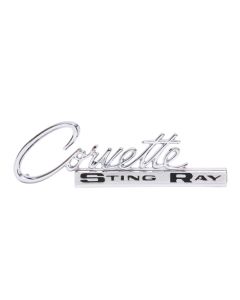1963-1965 Corvette Script Emblem Rear	