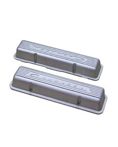 1965-1974 Corvette Valve Covers Big Block Aluminum Finned With Cast Finish	