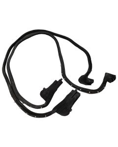 Door Main Weatherstrip, Latex, 1984-1996