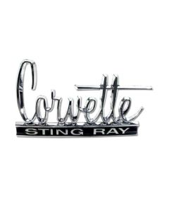 1966-1967 Corvette Metal Sign Stingray	