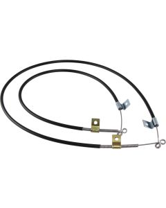 1968 Corvette Control Cables Temperature And Defrost With Air Conditioning	