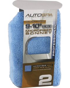Microfiber Polishing Application Bonnet (10") For (10") Polisher, 2pk