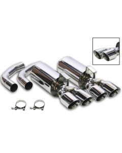1992-1996 Corvette NXT Step Performance Exhaust Set Polished Stainless Steel	