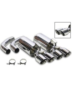 1992-1996 Corvette NXT Step Performance Exhaust Set Polished Stainless Steel	