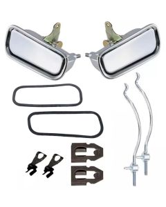 1969-1982 Corvette Handle Kit Outside With Rods And Clips	