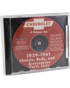 GM Numerical Accessory Parts List CD,1929 Thru 1978