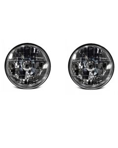 1953-1957 Corvette Headlight 7 Inch Round White Diamond	