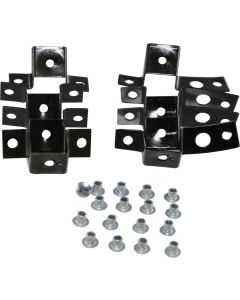 1956-1962 Corvette Headlight Bucket Ring Mount Bracket Kit For Two Headlights	