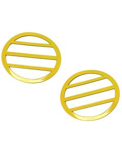 Corvette Body Color Door Reflector Bezels, Pre-Painted, 2005-2013