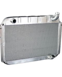 Corvette Dewitt Direct Fit Aluminum Radiator, Manual, 1955-1960