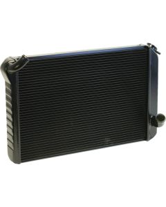 1973-1976 Corvette Dewitt Direct Fit Aluminum Radiator with Black Ice Coating Manual	