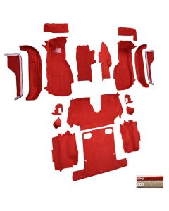 Auto Custom Carpet, Essex Carpet Set With Mass Backing| 375398 Corvette Convertible 1988-1989