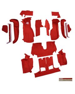 1990-1993 Corvette  Essex Carpet Set With Mass Backing Convertible	