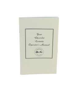 Corvette - Corvette Owner's Manual, 1953-1955