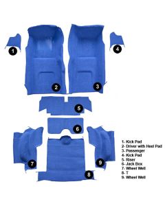 1967 Corvette Carpet Set Cut Pile Coupe	