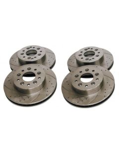 1965-1982 Corvette Brake Rotor Set  Drilled & Slotted	