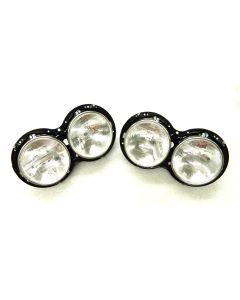 Corvette Headlight Assembly w/Bulbs, Pair, 1958-1962