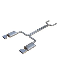 Pypes 2.5" X-Pipe Exhaust System For 1986-1991 L98 Covrettes, Race Pro Mufflers