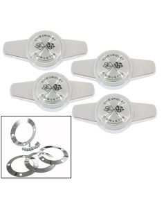 1956-1962 Corvette Wheel Cover Spinners Set	