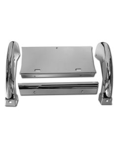 Corvette Front License Assy, Show Quality, 1958-1962