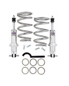 Corvette Shark Bite Front Coilover Susp. Kit, Double Adjustable Shocks, Small Block, 1963-1982