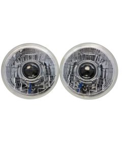  7 Inch Round Projector Headlights, Chrome, 1953-1957