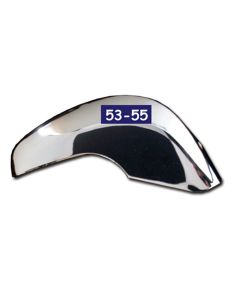 1953-1955 Corvette License Bumperettes Front	
