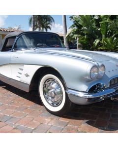 Windshield, Light Grey Tint w/Shade Band, 1956-1962