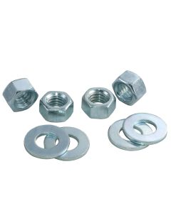 Corvette Rear Bumper Mount Nut and Washer, 1956-1957