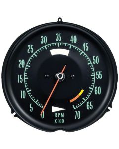 1972-1974 Corvette Electronic Tachometer, 6500 RPM Redline