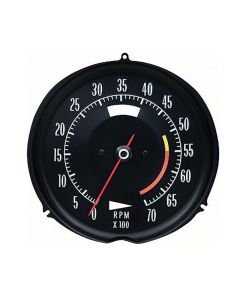 1968-1971 Corvette Electronic Tachometer, 5600 RPM Redline
