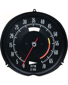 1968-1971 Corvette Electronic Tachometer, 6000 RPM Redline